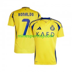 Al Nassr Cristiano Ronaldo 7 Herre Hjemmebane Fodboldtrøje 2024-2025 Lange Ærmer