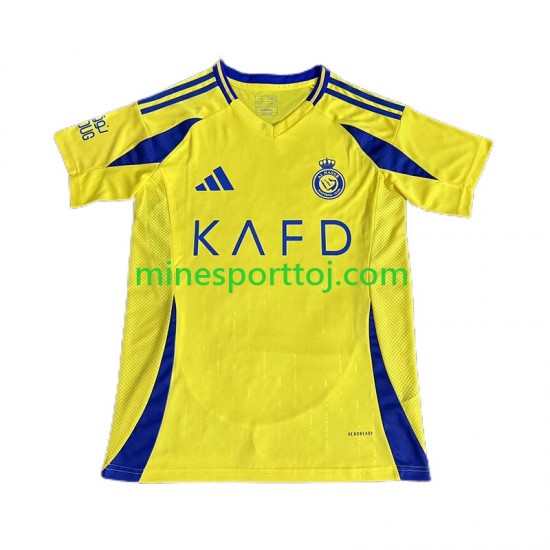 Al Nassr Herre Hjemmebane Fodboldtrøje 2024-2025 Lange Ærmer