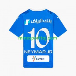 Al-Hilal Neymar JR 10 Herre Hjemmebane Fodboldtrøje 2023-2024 Lange Ærmer