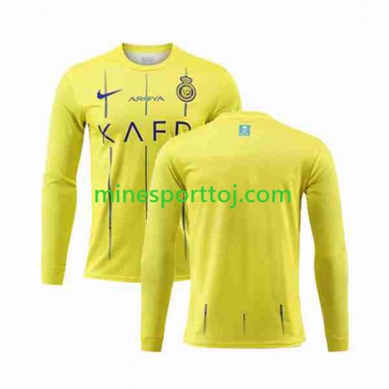 Al-Nassr Herre Hjemmebane Fodboldtrøje 2023-2024 med Korte Ærmer