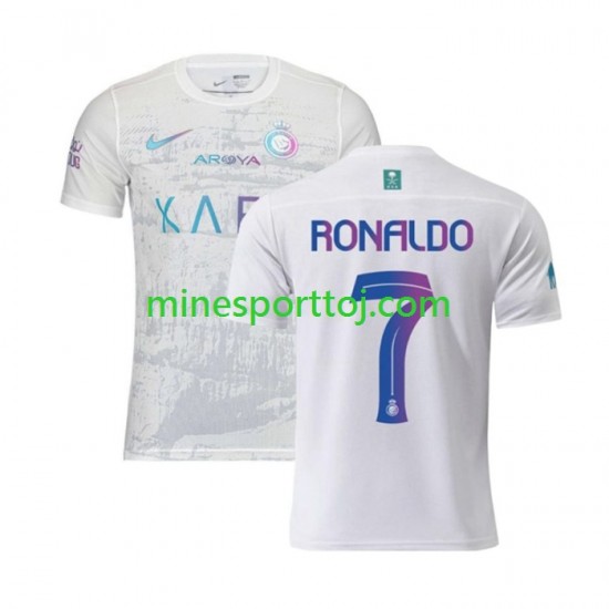 Al-Nassr Ronaldo 7 Herre Tredje Fodboldtrøje 2023-2024 Lange Ærmer