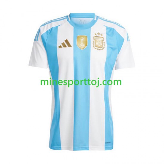 Argentina Copa America 2024 Herre Hjemmebane Fodboldtrøje Lange Ærmer