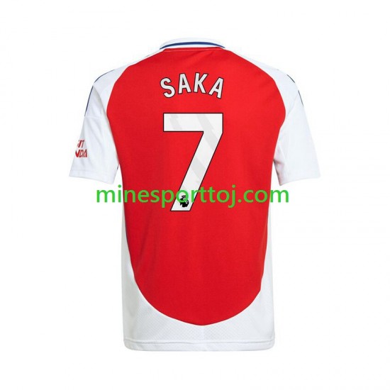 Arsenal Bukayo Saka 7 Herre Hjemmebane Rød Fodboldtrøje 2024-2025 Lange Ærmer