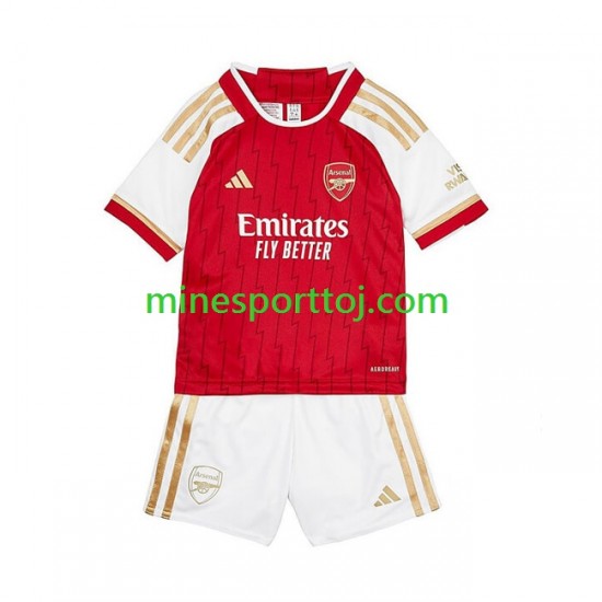 Arsenal Børne Hjemmebane Fodboldtrøje 2023-2024 Lange Ærmer