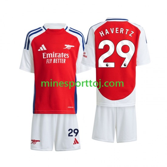 Arsenal Havertz 29 Børne Hjemmebane Fodboldtrøje 2024-2025 Lange Ærmer
