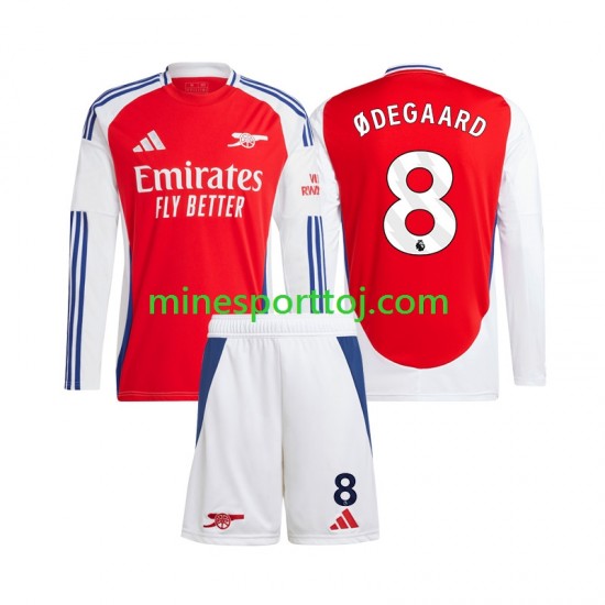 Arsenal Martin Odegaard 8 Børne Hjemmebane Fodboldtrøje 2024-2025 med Korte Ærmer