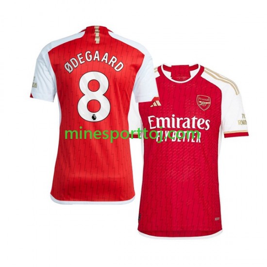 Arsenal Martin Odegaard 8 Herre Hjemmebane Fodboldtrøje 2023-2024 Lange Ærmer