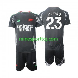 Arsenal Merino 23 Børne Udebane Fodboldtrøje 2024-2025 Lange Ærmer