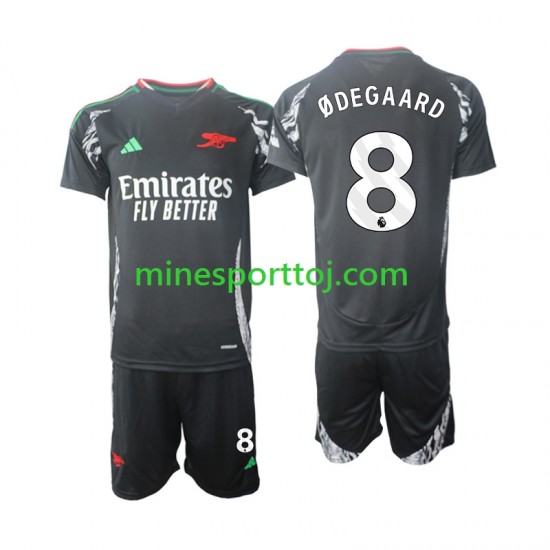 Arsenal Odegaard 8 Børne Udebane Fodboldtrøje 2024-2025 Lange Ærmer
