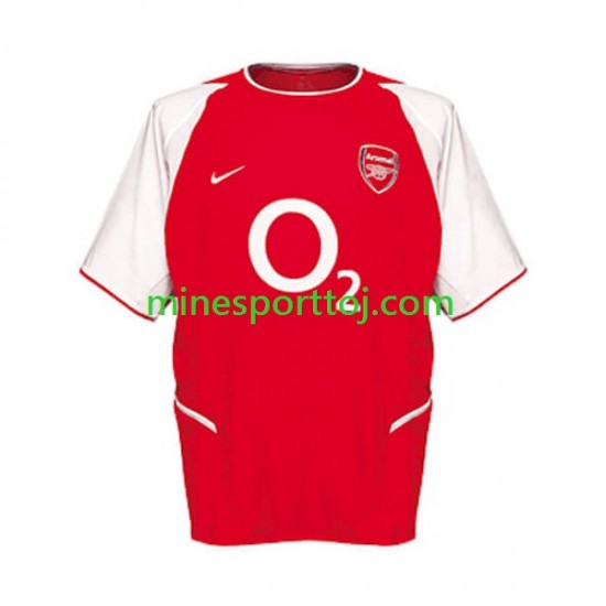 Arsenal 2002 Herre Retro Hjemmebane Fodboldtrøje Lange Ærmer