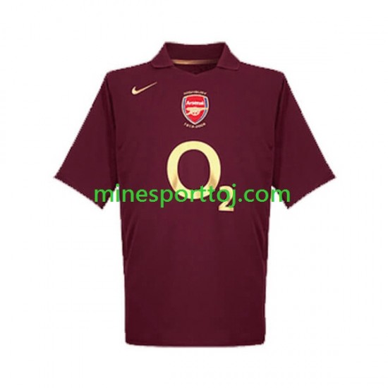 Arsenal 2005 Herre Retro Hjemmebane Fodboldtrøje Lange Ærmer