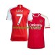 Arsenal Saka 7 Herre Hjemmebane Fodboldtrøje 2023-2024 Lange Ærmer
