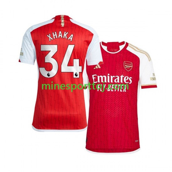 Arsenal Xhaka 34 Herre Hjemmebane Fodboldtrøje 2023-2024 Lange Ærmer