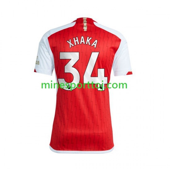 Arsenal Xhaka 34 Herre Hjemmebane Fodboldtrøje 2023-2024 Lange Ærmer