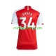 Arsenal Xhaka 34 Herre Hjemmebane Fodboldtrøje 2023-2024 Lange Ærmer