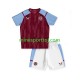 Aston Villa Børne Hjemmebane Fodboldtrøje 2023-2024 Lange Ærmer
