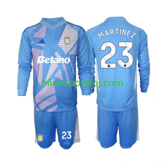 Aston Villa Målmand Emiliano Martinez 23 Børne Tredje Fodboldtrøje 2024-2025 med Korte Ærmer