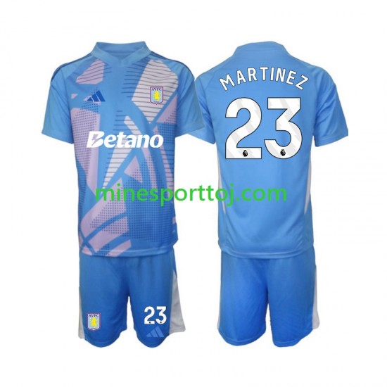 Aston Villa Målmand Emiliano Martinez 23 Børne Tredje Fodboldtrøje 2024-2025 Lange Ærmer