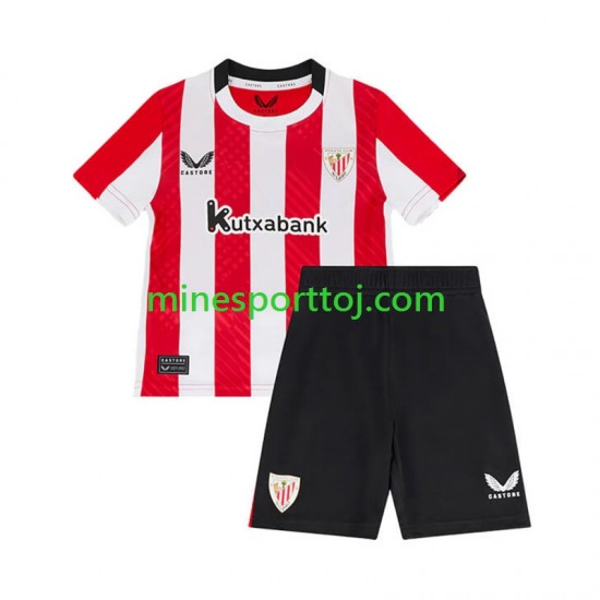 Athletic Bilbao Børne Hjemmebane Fodboldtrøje 2024-2025 Lange Ærmer Athletic Bilbao Børne Hjemmebane Fodboldtrøje 2024-2025 Lange Ærmer