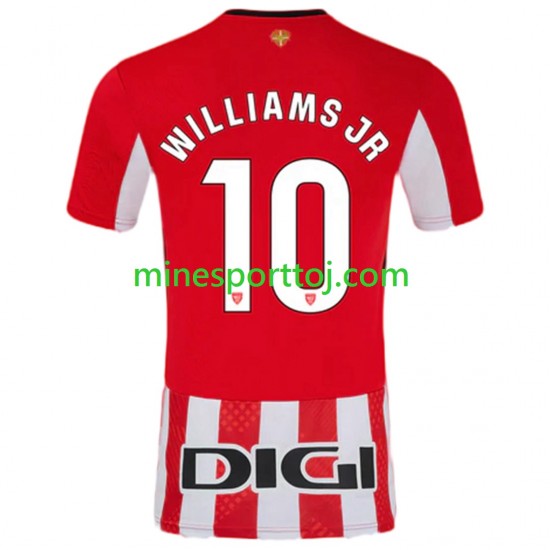 Athletic Bilbao Williams JR 10 Herre Hjemmebane Fodboldtrøje 2024-2025 Lange Ærmer