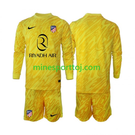 Atlético Madrid Målmand Børne Tredje Fodboldtrøje 2024-2025 med Korte Ærmer