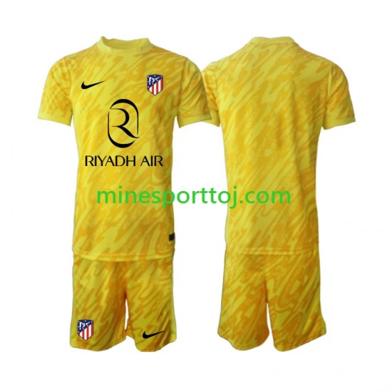 Atlético Madrid Målmand Børne Tredje Fodboldtrøje 2024-2025 Lange Ærmer