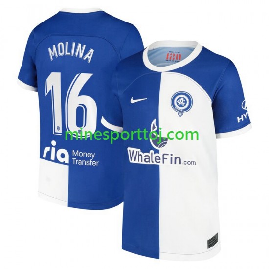 Atlético Madrid Molina 16 120 Anniversary Herre Hjemmebane Fodboldtrøje 2022-2023 Lange Ærmer