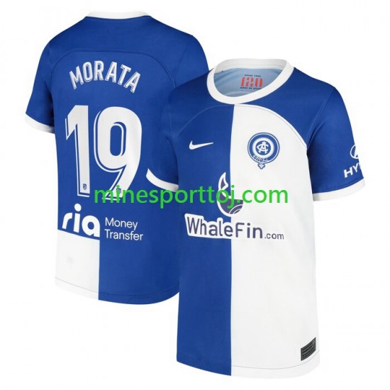 Atlético Madrid Morata 19 120 Anniversary Herre Hjemmebane Fodboldtrøje 2022-2023 Lange Ærmer