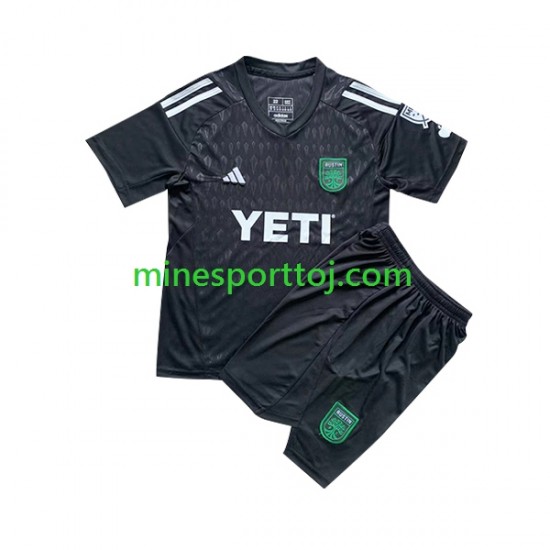 Austin FC 2023 Børne Hjemmebane Fodboldtrøje Lange Ærmer