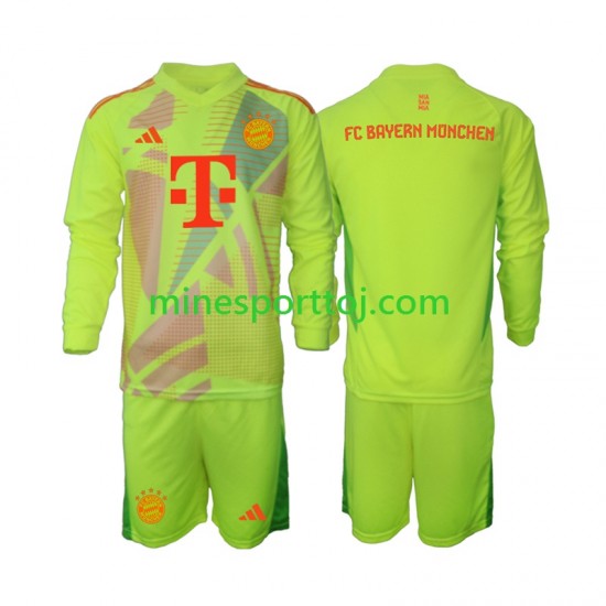 FC Bayern München Målmand Børne Hjemmebane Fodboldtrøje 2024-2025 med Korte Ærmer
