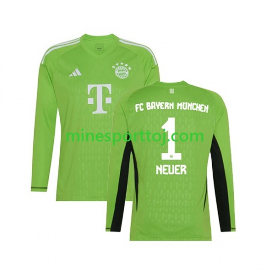 FC Bayern München Målmand Manuel Neuer 1 Herre Udebane Fodboldtrøje 2023-2024 med Korte Ærmer FC Bayern München Målmand Manuel Neuer 1 Herre Udebane Fodboldtrøje 2023-2024 med Korte Ærmer