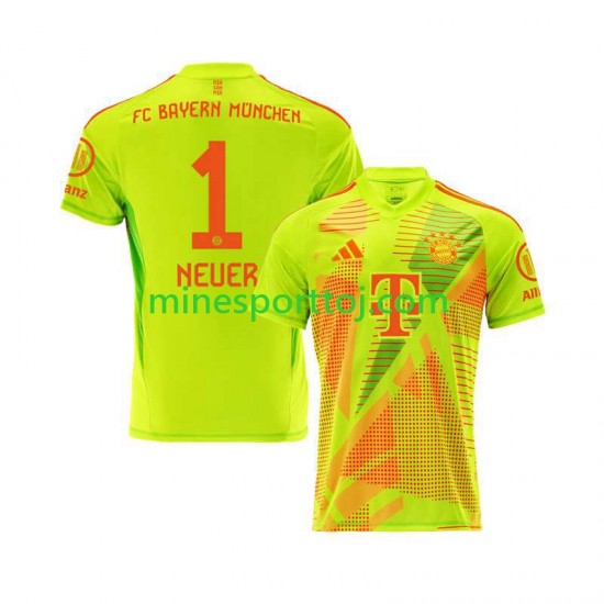 FC Bayern München Målmand Manuel Neuer 1 Herre Hjemmebane Fodboldtrøje 2024-2025 Lange Ærmer