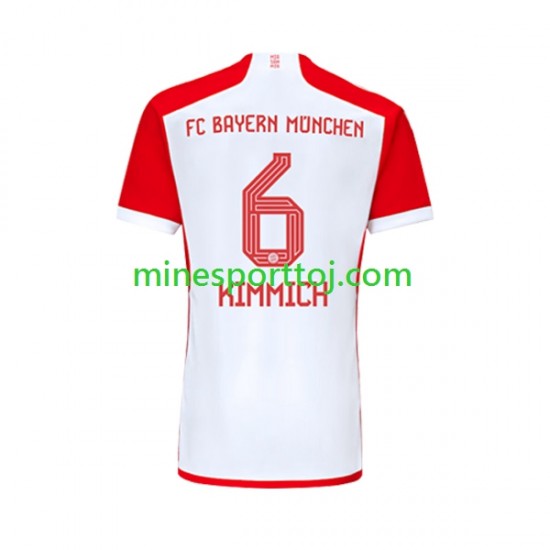 FC Bayern München Joshua Kimmich 6 Herre Hjemmebane Fodboldtrøje 2023-2024 Lange Ærmer