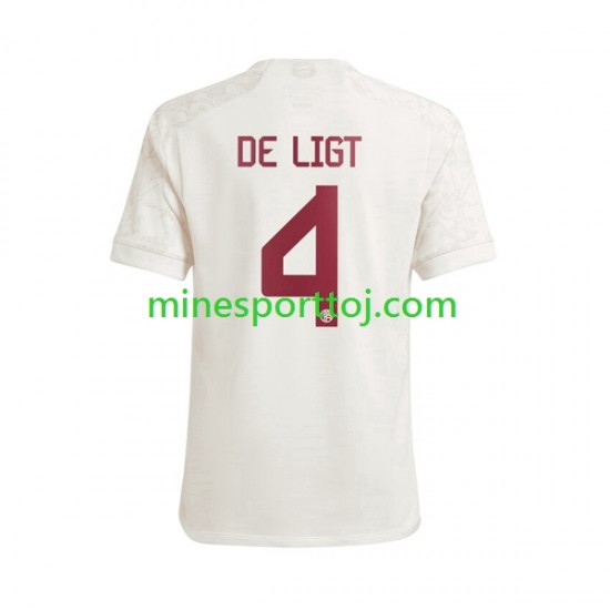 FC Bayern München Matthijs de Ligt 4 Herre Tredje Fodboldtrøje 2023-2024 Lange Ærmer