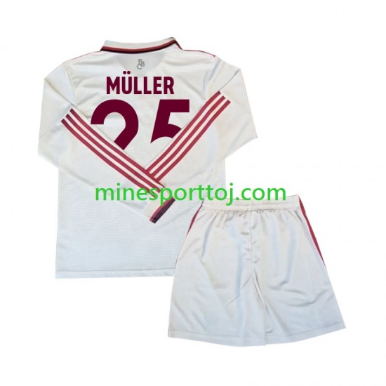FC Bayern München Muller 25 Børne Tredje Fodboldtrøje 2024-2025 med Korte Ærmer
