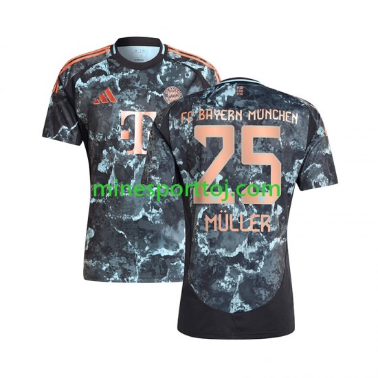 FC Bayern München Thomas Muller 25 Herre Udebane Fodboldtrøje 2024-2025 Lange Ærmer FC Bayern München Thomas Muller 25 Herre Udebane Fodboldtrøje 2024-2025 Lange Ærmer