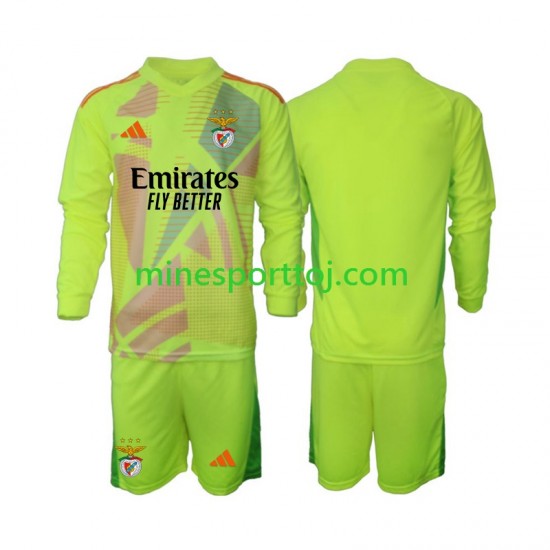 Benfica Målmand Børne Hjemmebane Fodboldtrøje 2024-2025 med Korte Ærmer