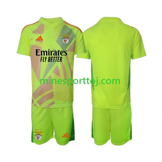 Benfica Målmand Børne Hjemmebane Fodboldtrøje 2024-2025 Lange Ærmer