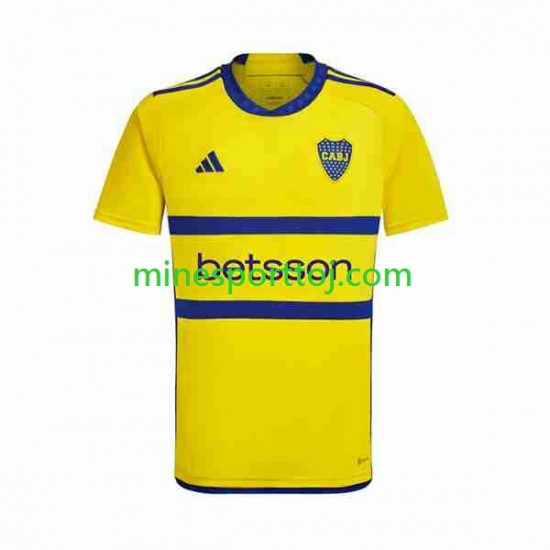 Boca Juniors Herre Udebane Fodboldtrøje 2023-2024 Lange Ærmer