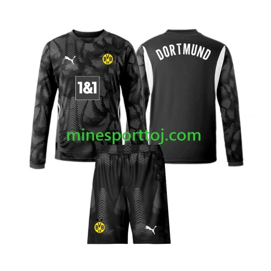 Borussia Dortmund Målmand Børne Fjerde Fodboldtrøje 2024-2025 med Korte Ærmer