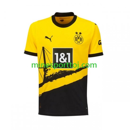 Borussia Dortmund Herre Hjemmebane Fodboldtrøje 2023-2024 Lange Ærmer