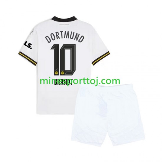 Borussia Dortmund Julian Brandt 10 Børne Tredje Fodboldtrøje 2024-2025 Lange Ærmer