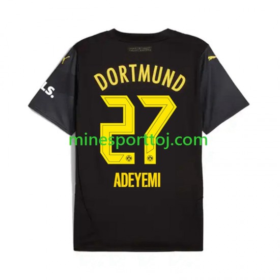 Borussia Dortmund Karim Adeyemi 27 Herre Udebane Fodboldtrøje 2024-2025 Lange Ærmer