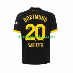 Borussia Dortmund Marcel Sabitzer 20 Herre Udebane Fodboldtrøje 2023-2024 Lange Ærmer