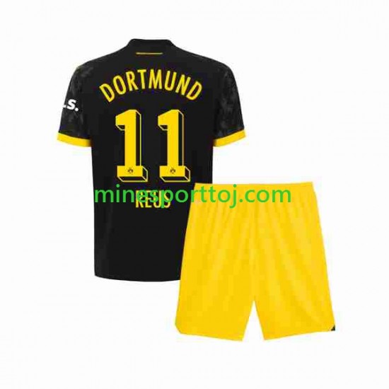 Borussia Dortmund Marco Reus 11 Børne Udebane Fodboldtrøje 2023-2024 Lange Ærmer
