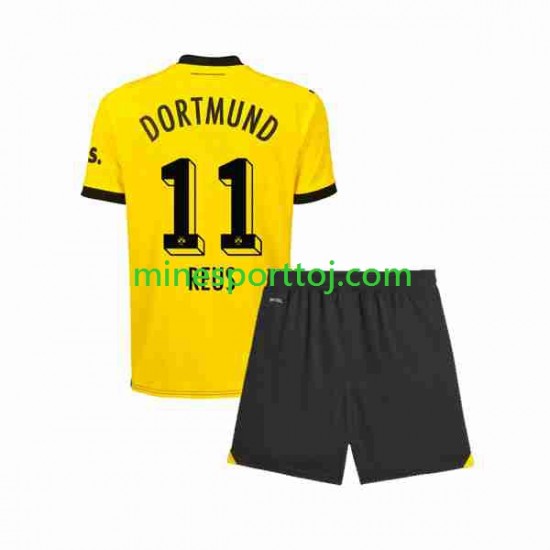 Borussia Dortmund Marco Reus 11 Børne Hjemmebane Fodboldtrøje 2023-2024 Lange Ærmer