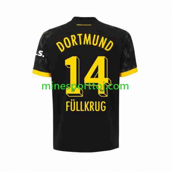 Borussia Dortmund Niclas Fullkrug 14 Herre Udebane Fodboldtrøje 2023-2024 Lange Ærmer