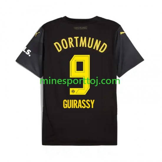 Borussia Dortmund Serhou Guirassy 9 Herre Udebane Fodboldtrøje 2024-2025 Lange Ærmer