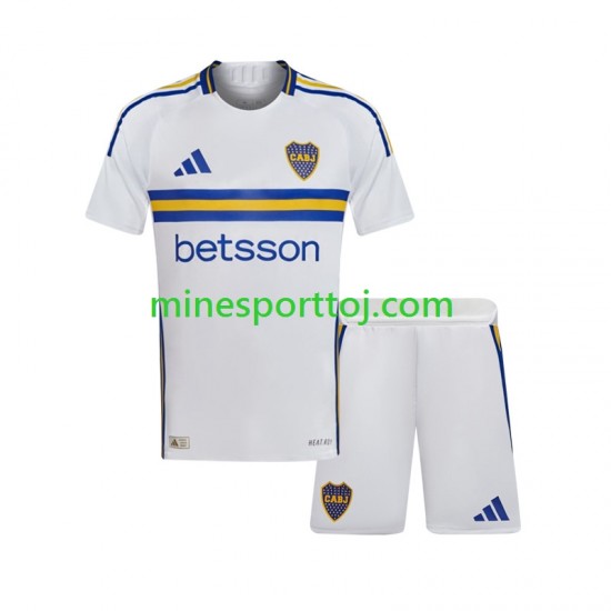 CA Boca Juniors Børne Udebane Fodboldtrøje 2024-2025 Lange Ærmer