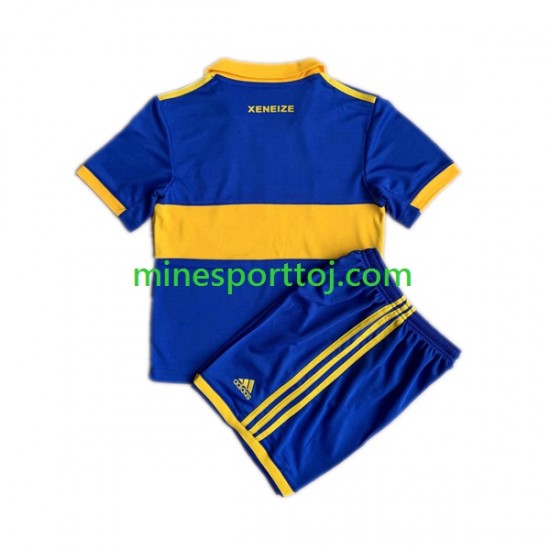 CA Boca Juniors Børne Hjemmebane Fodboldtrøje 2022-2023 Lange Ærmer